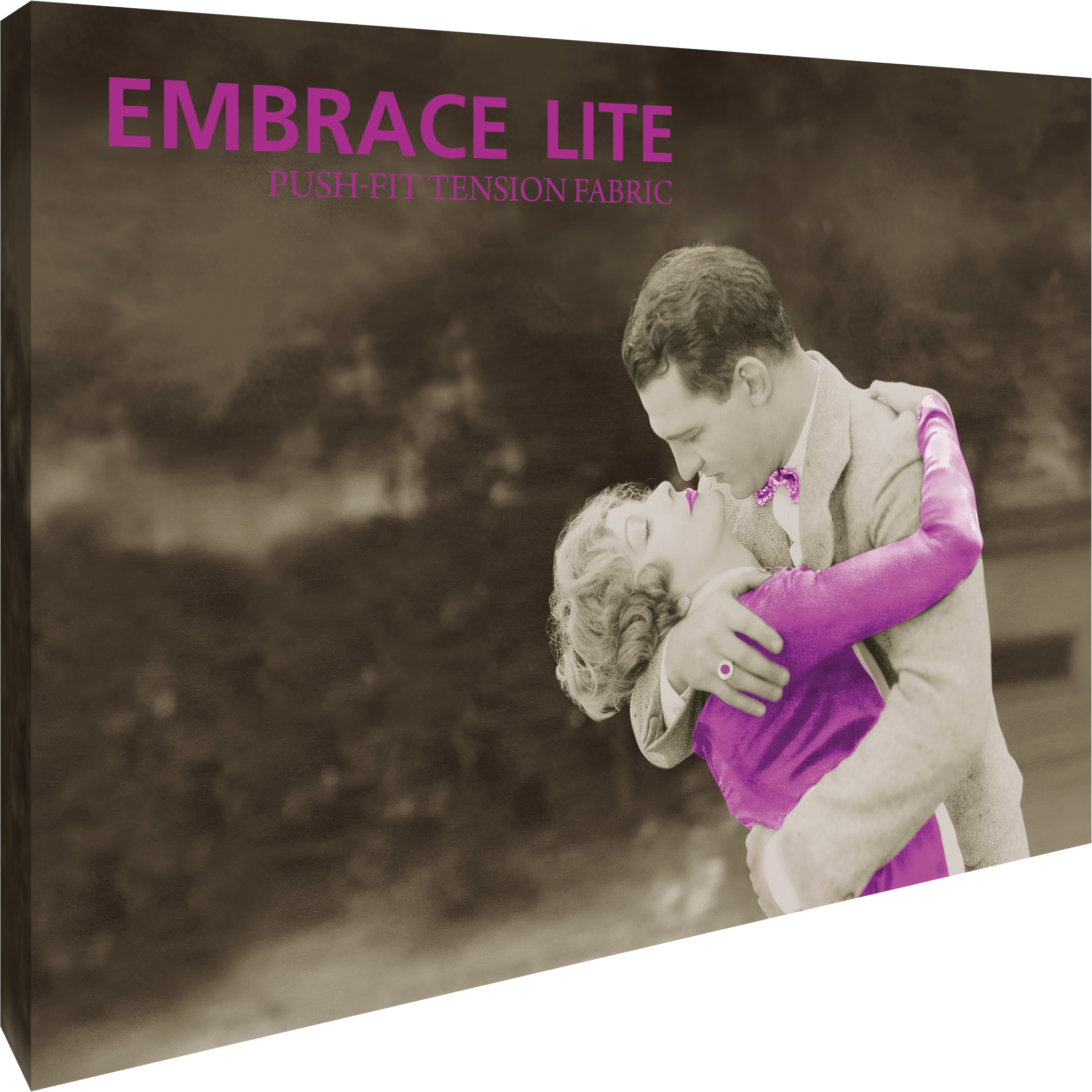 Embrace Lite 7.5ft. Full Height Display with Full Fitted Graphic