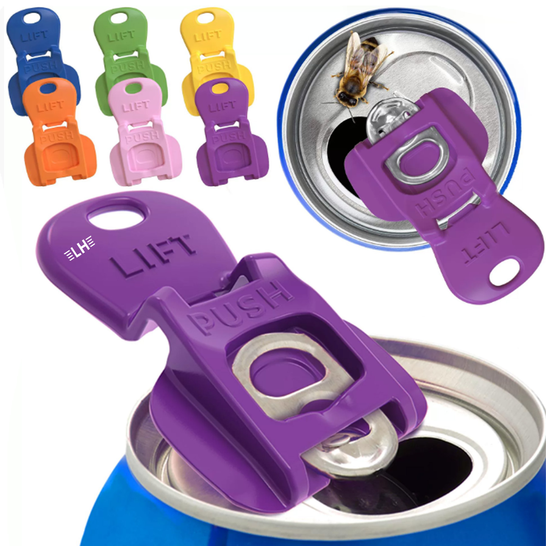 6-Piece Durable Plastic Can Opener 2