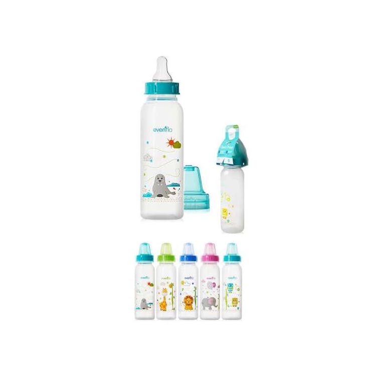 Evenflo Classic Prints Baby Bottles 8oz 6pk 2