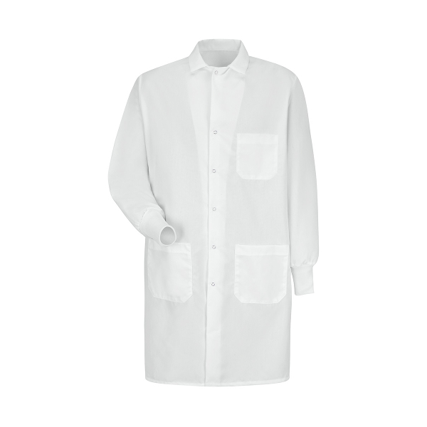 Red Kap Healthcare -  Unisex Interior Pocket Gripper-Front 41.5" Full-Length Lab Coat