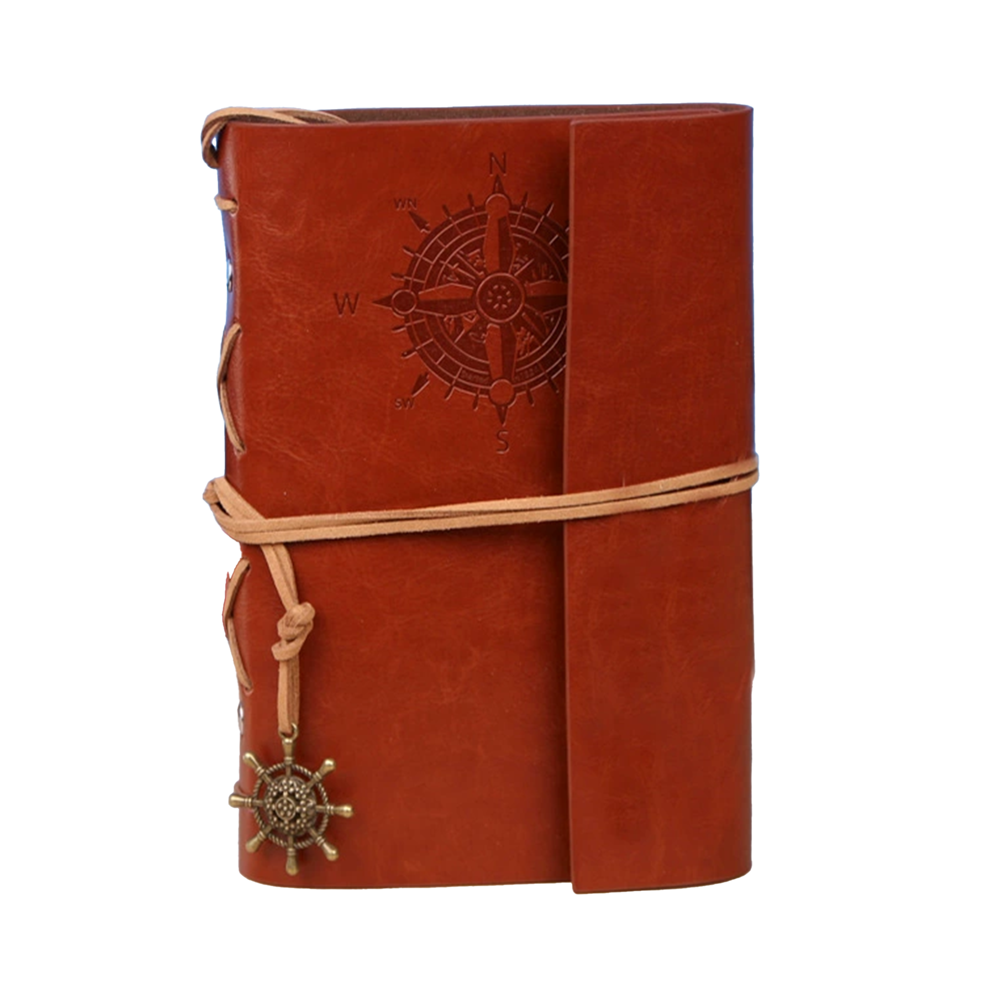 DIY Vintage Leather Notebook 9