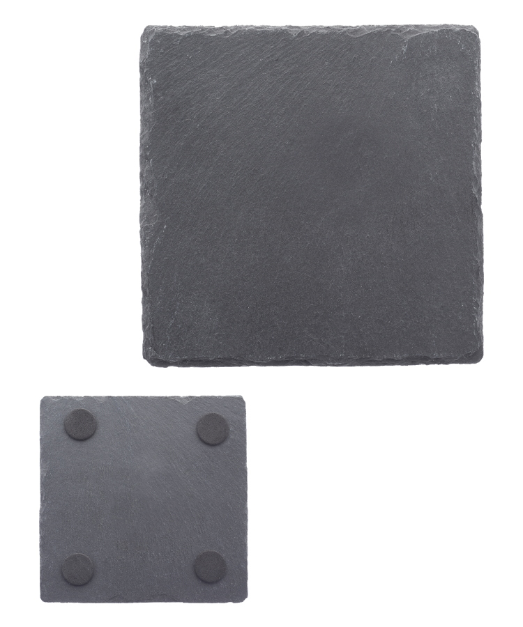 4" Square Slate Coasters 2