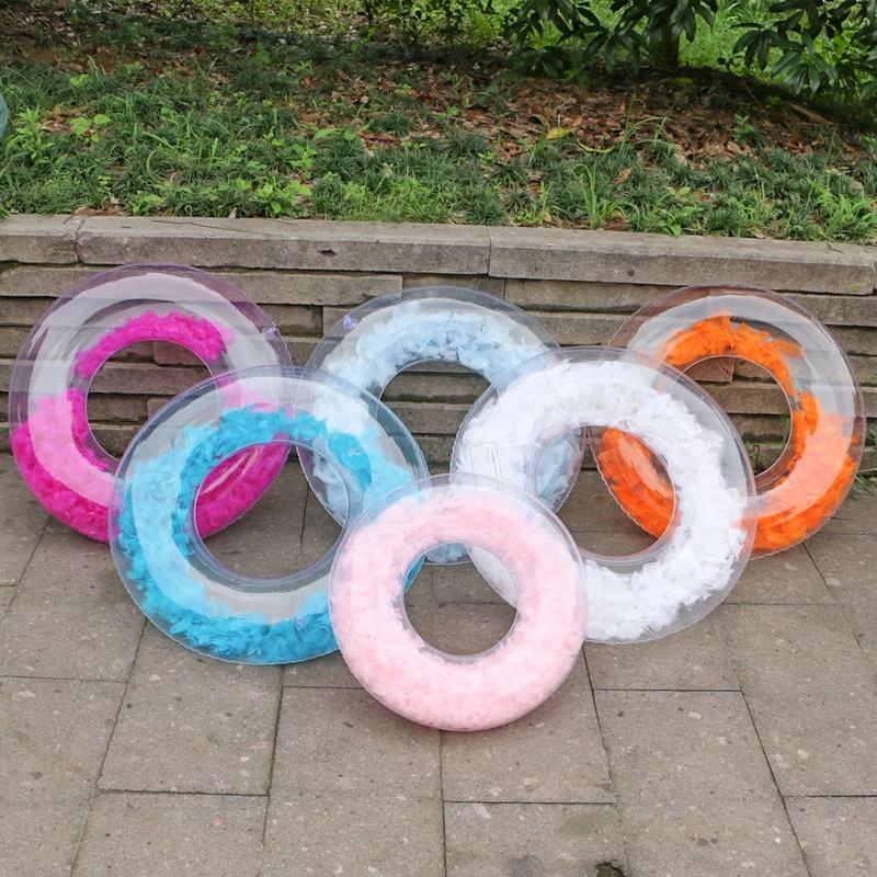 Inflatable Transparent Swimming Ring 5