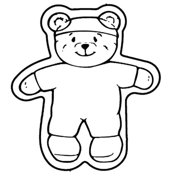 Magnet - Bear w/Clothing - Full Color 1