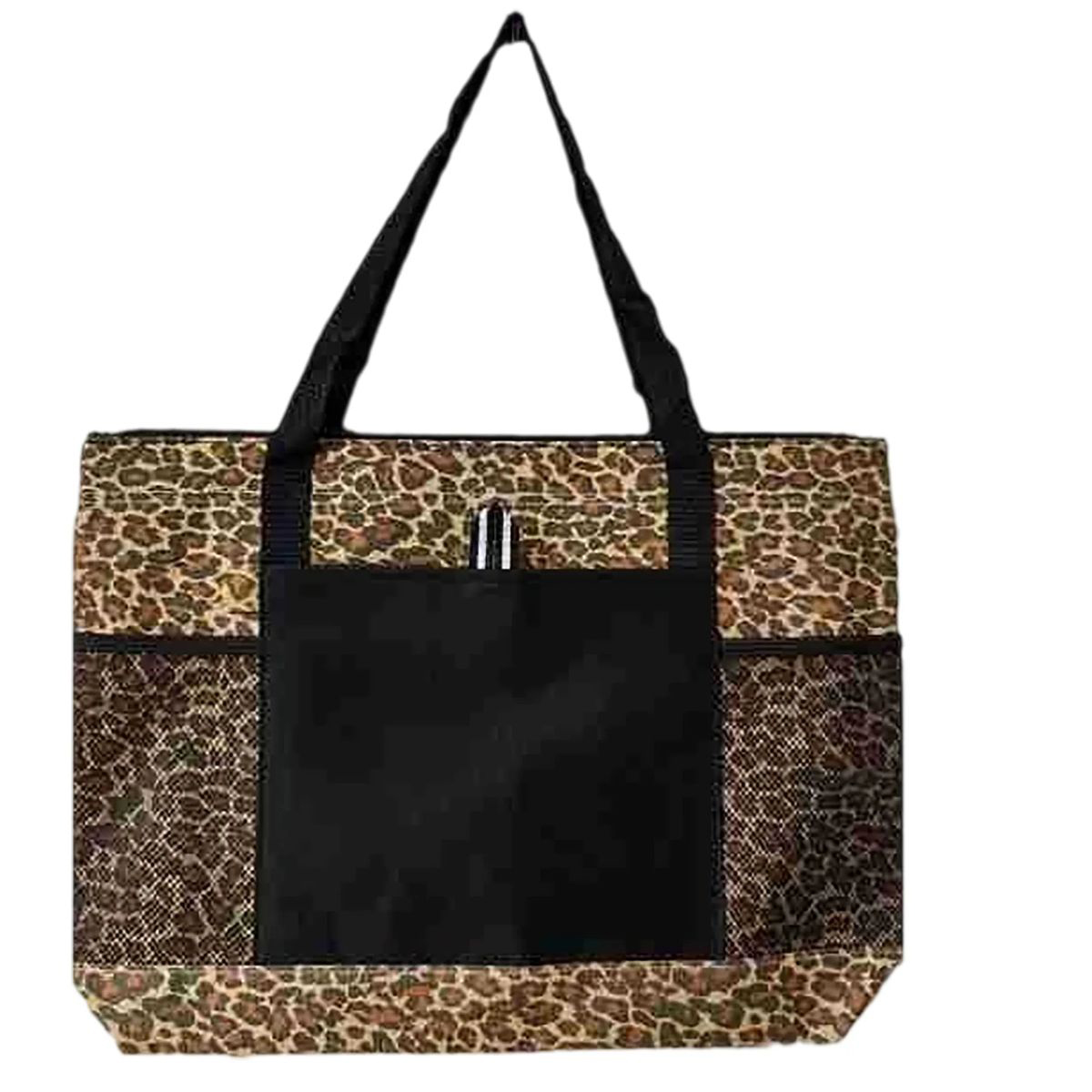 Zippered Polyester Tote for Office or Errands 9