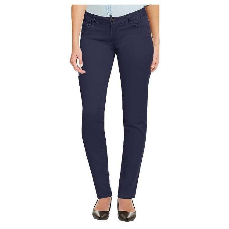 Girls Super Stretch Pants - Size 18 Navy 2