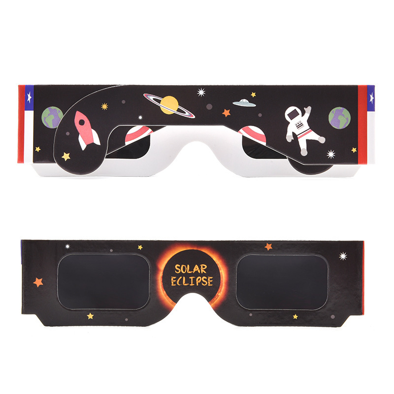 Custom Full Color Paper Eclipse Glasses 2
