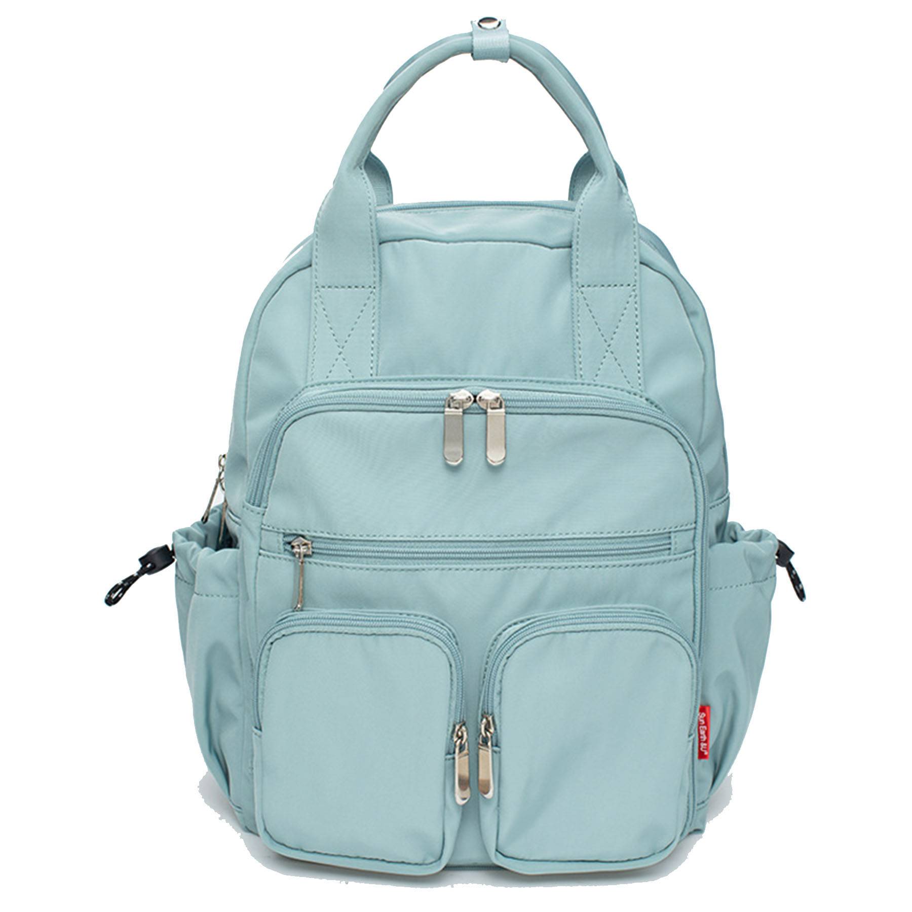 Nylon mommy shoulder diaper bag backpack 9