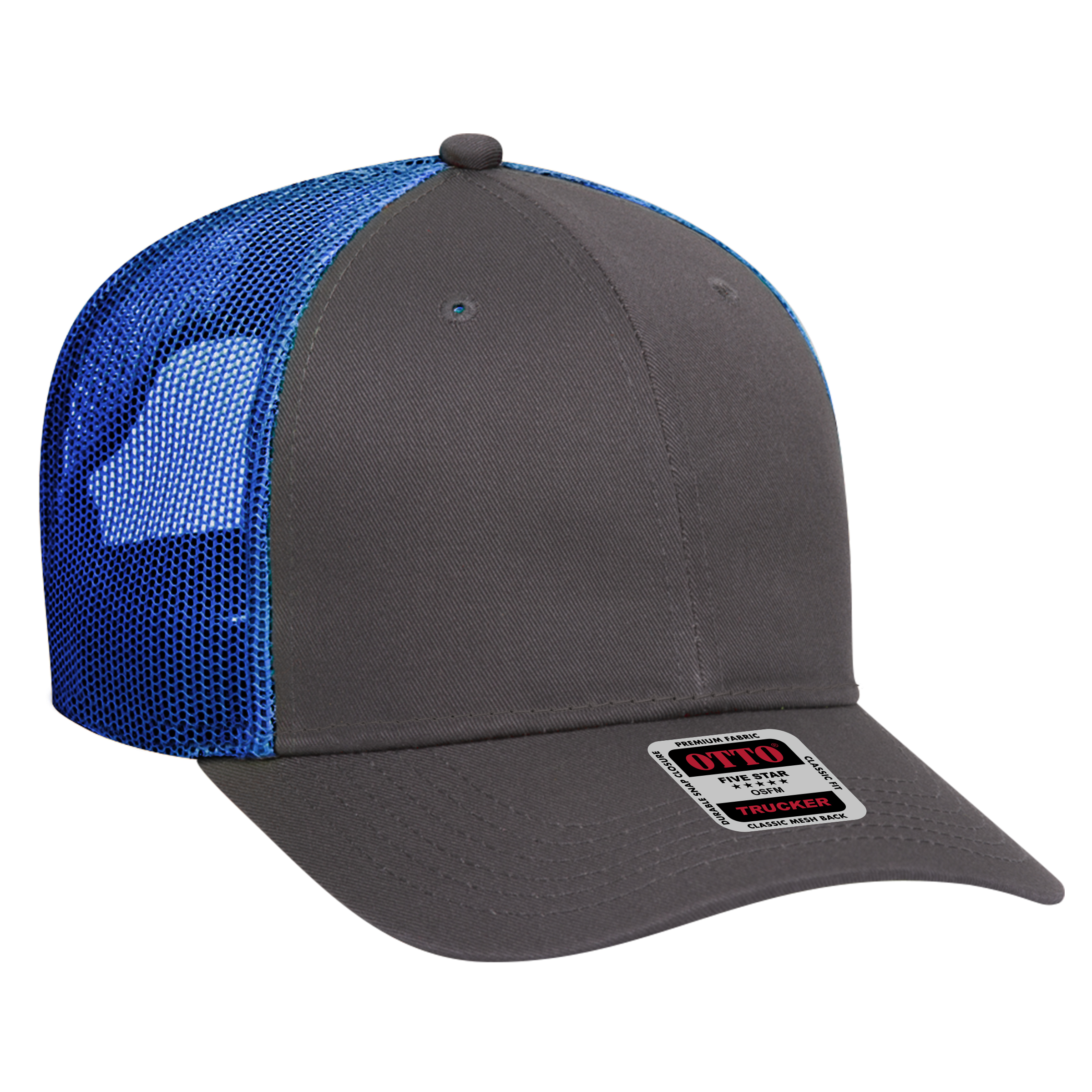 OTTO CAP® 6 Panel Low Profile Mesh Back Trucker Hat 93