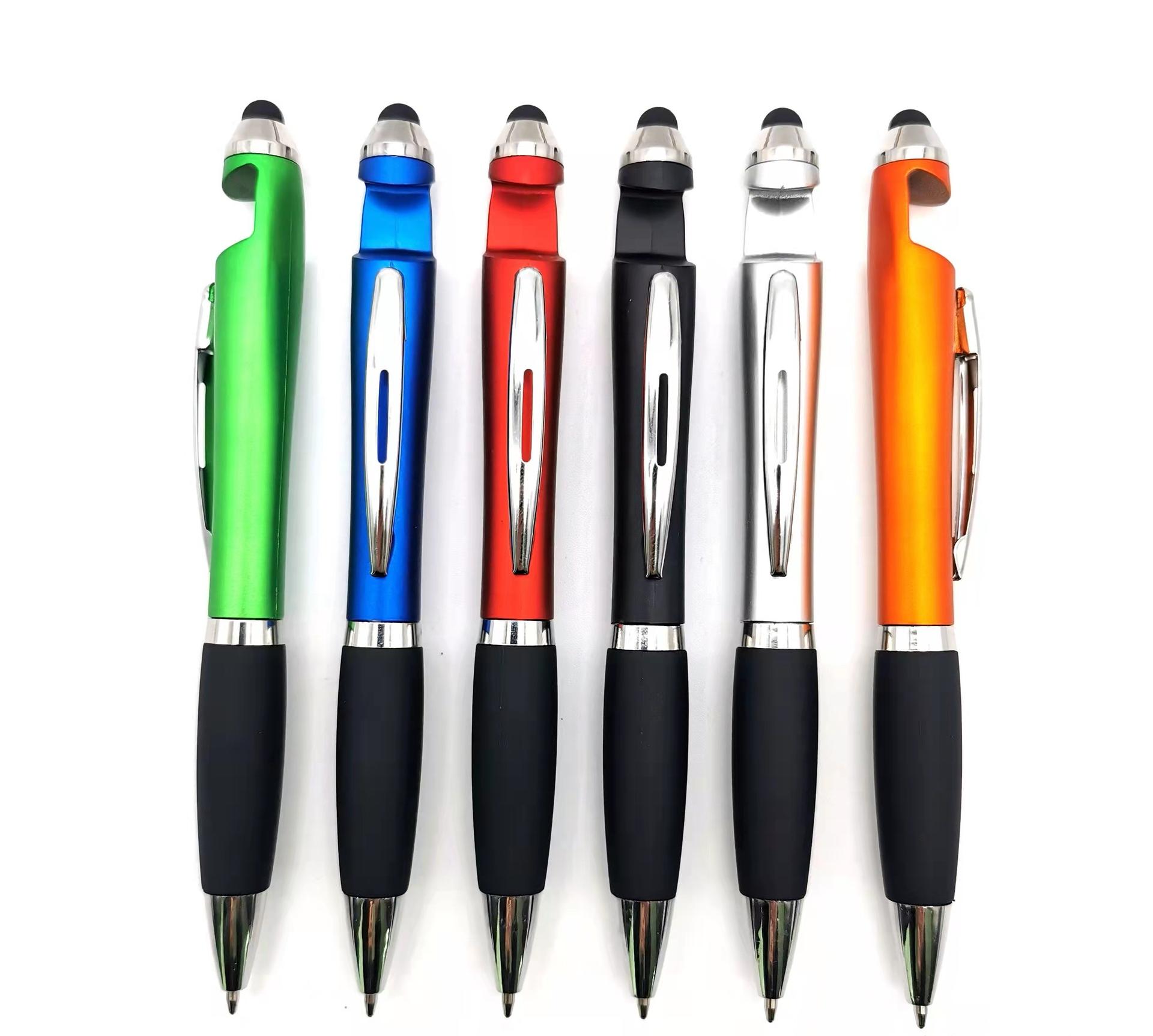3-In-1 Phone Holder Ballpoint Pen W/ Stylus 1