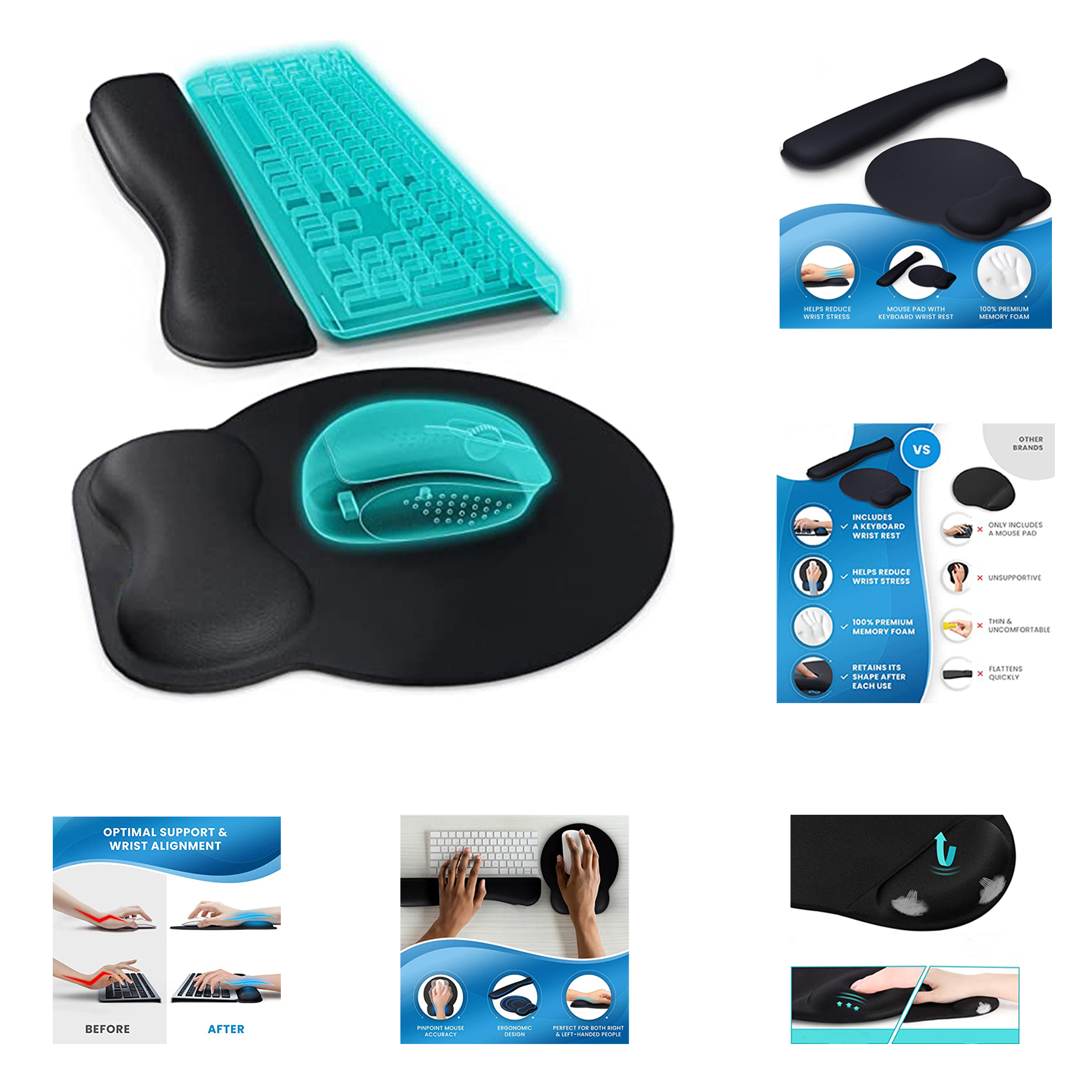 Mouse and keyboard support pad 2