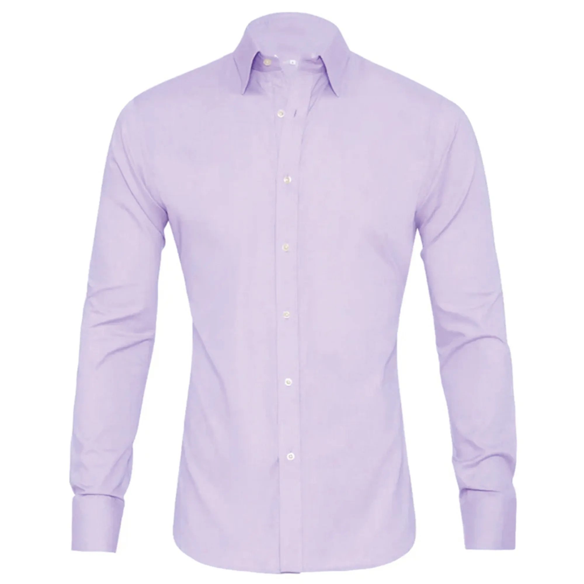Non-Iron Wrinkle-Resistant Business Solid Color Shirt 13