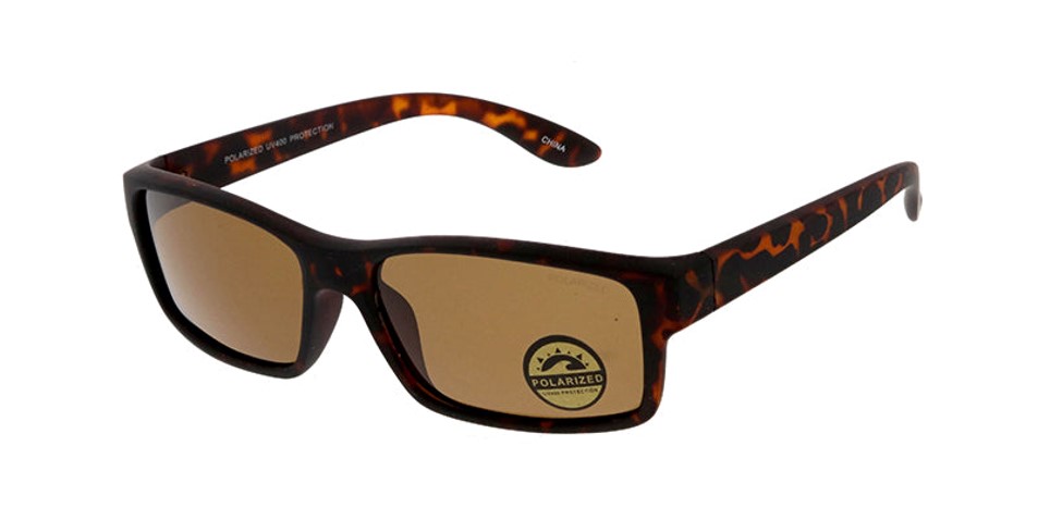 Assorted Mens Square Frame Plastic Sunglasses Polarized Lens 3