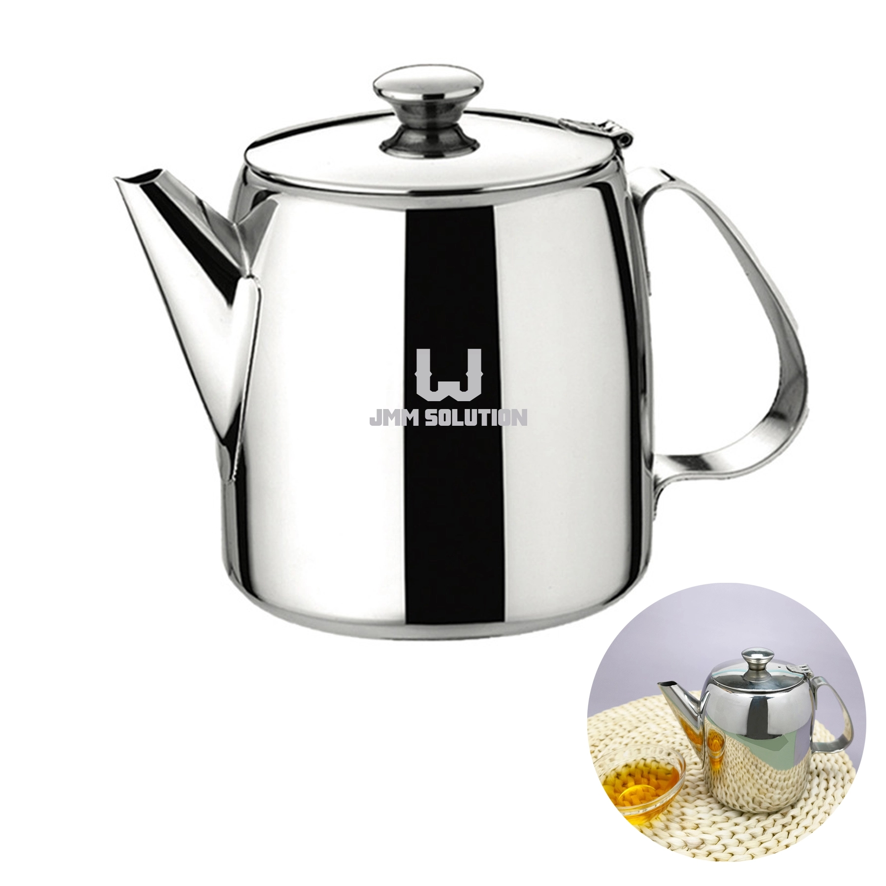 20 Oz Stainless Steel Coffee Pot Teapot 1
