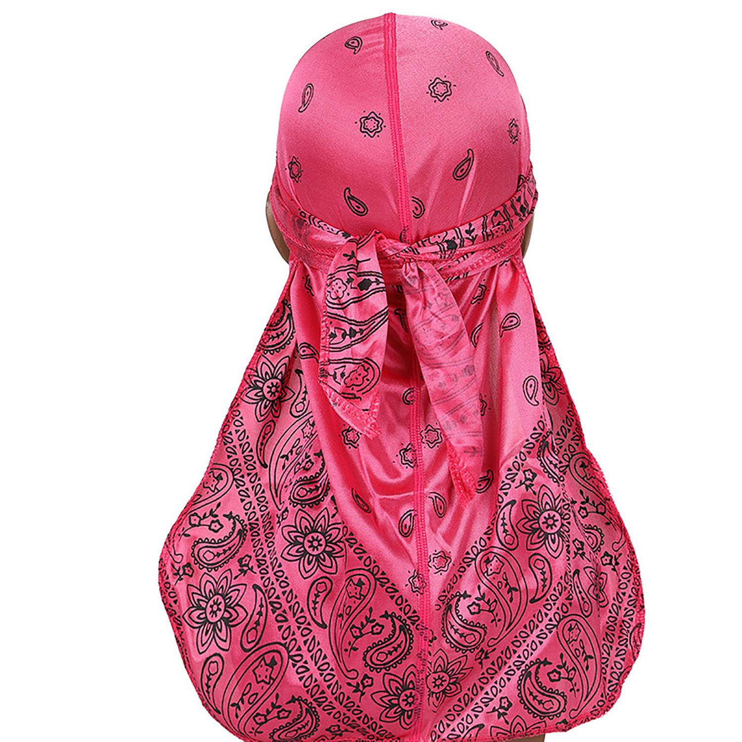 Unisex Silky Durag Long Tail Headwrap 3