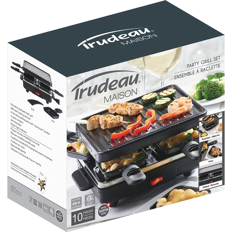 Festivo Stamp Grill for 4 from Trudeau 4