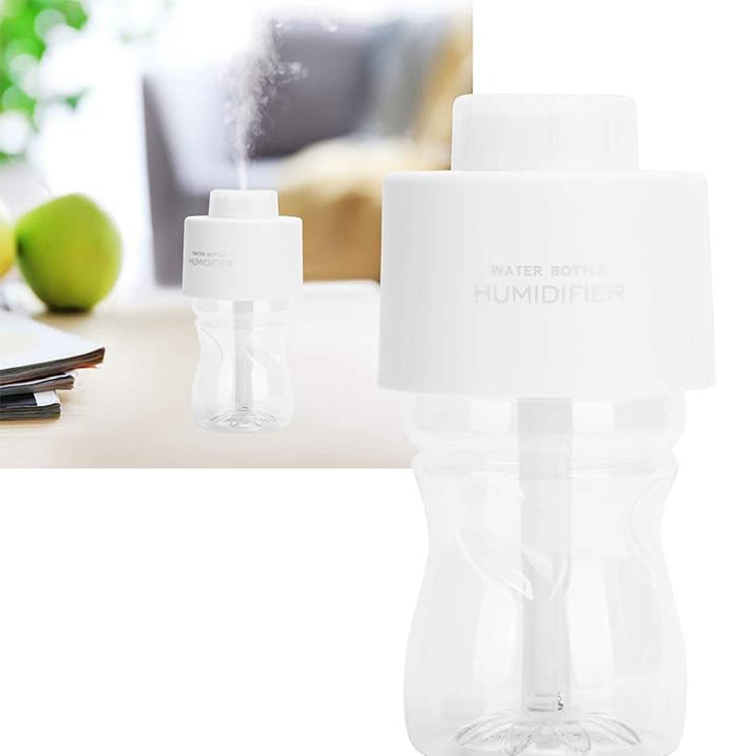 Mini Portable Bottle Cap Air Humidifer W/ Usb Cable 8
