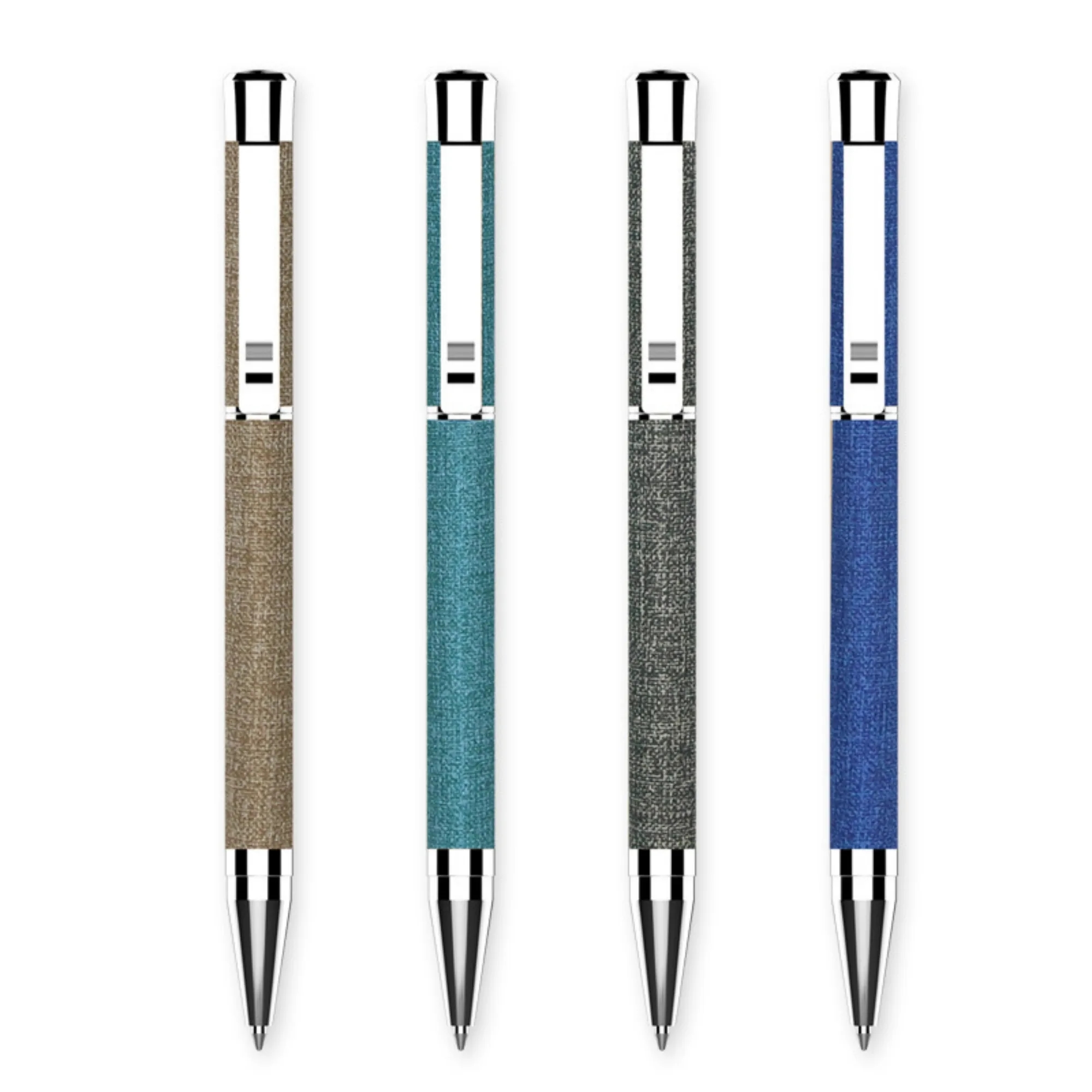 Twist Action PU Leather & Metal Business Pen 3