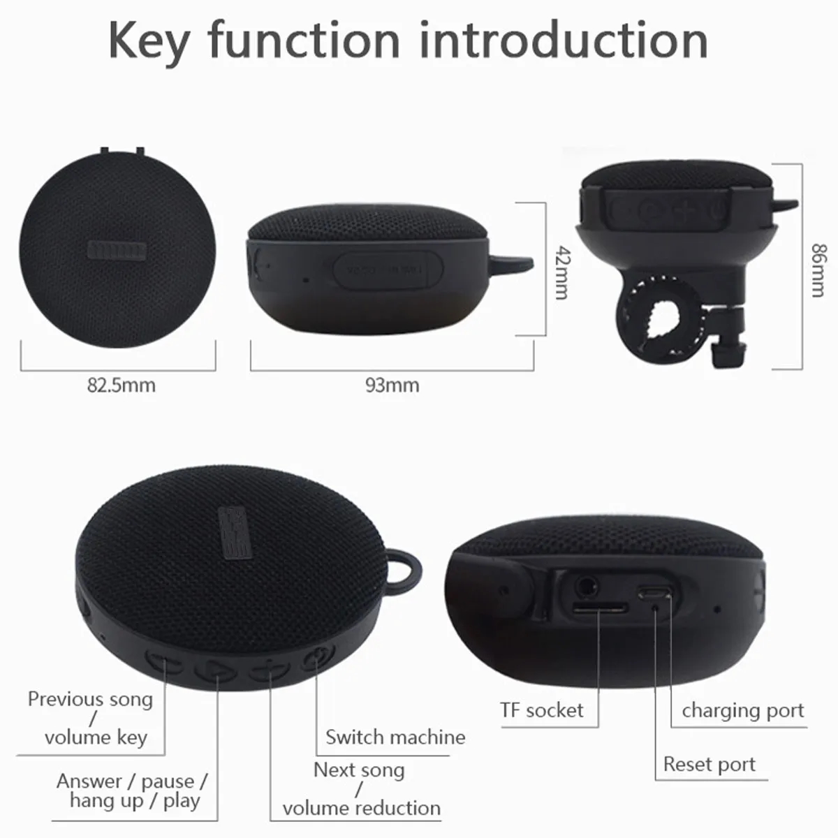 Waterproof Bicycle Wireless Speakers Sunglass Eyeglass Organ 3