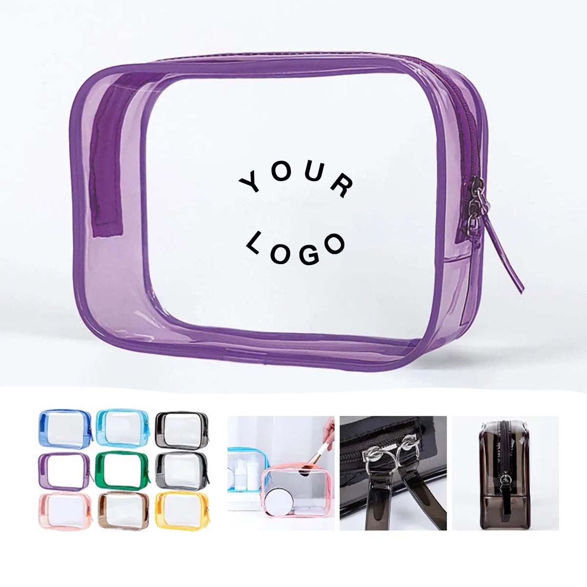 Transparent Waterproof Pouch for Gym or Purse 11