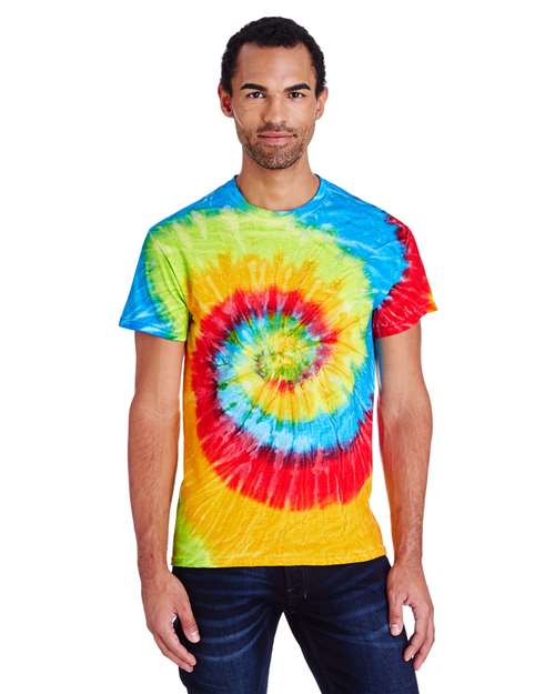 Unisex Multi-Color Tie-Dyed T-Shirt - CD1000 71