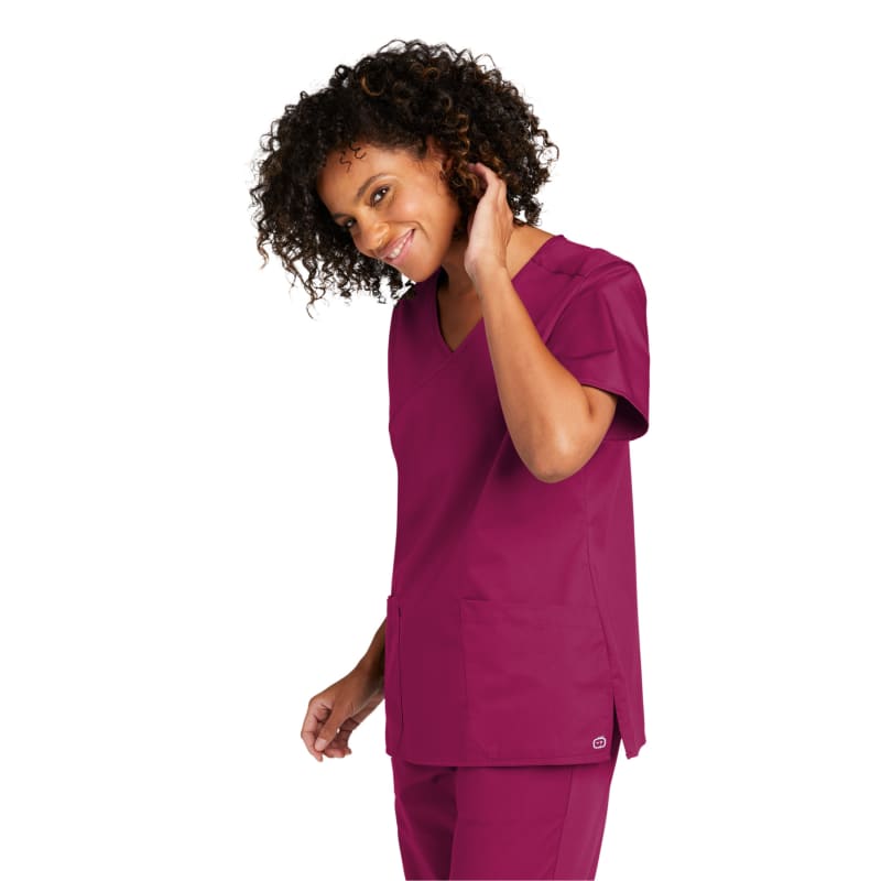 WonderWink Women's WorkFlex Mock Wrap Top 4