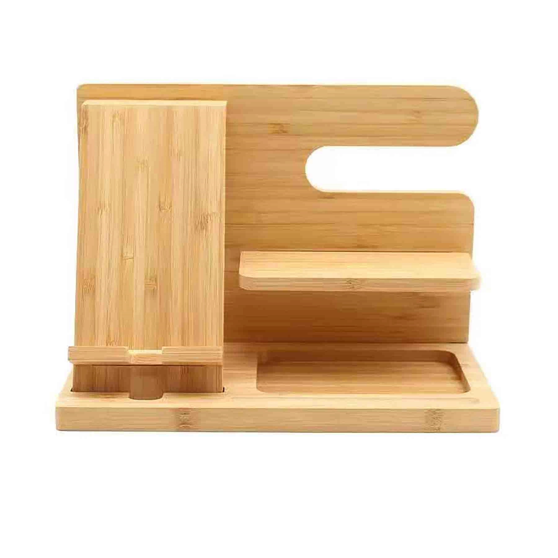 Wood Phone Docking Station Key Holder 15