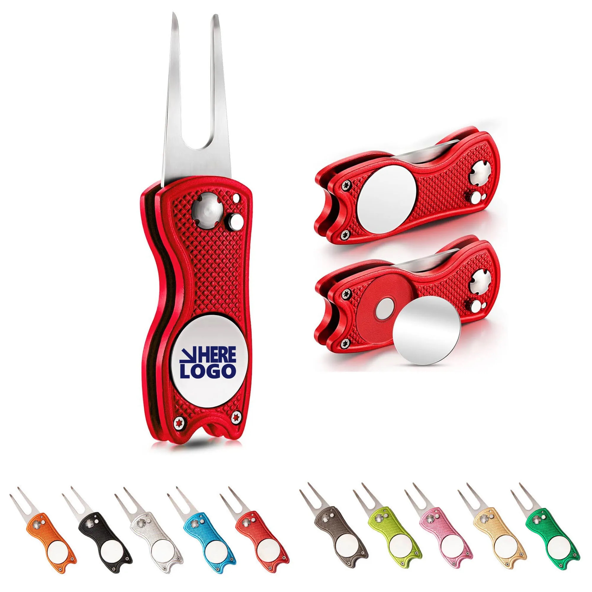 Repair Tool Stainless Steel Foldable Golf Divot 5