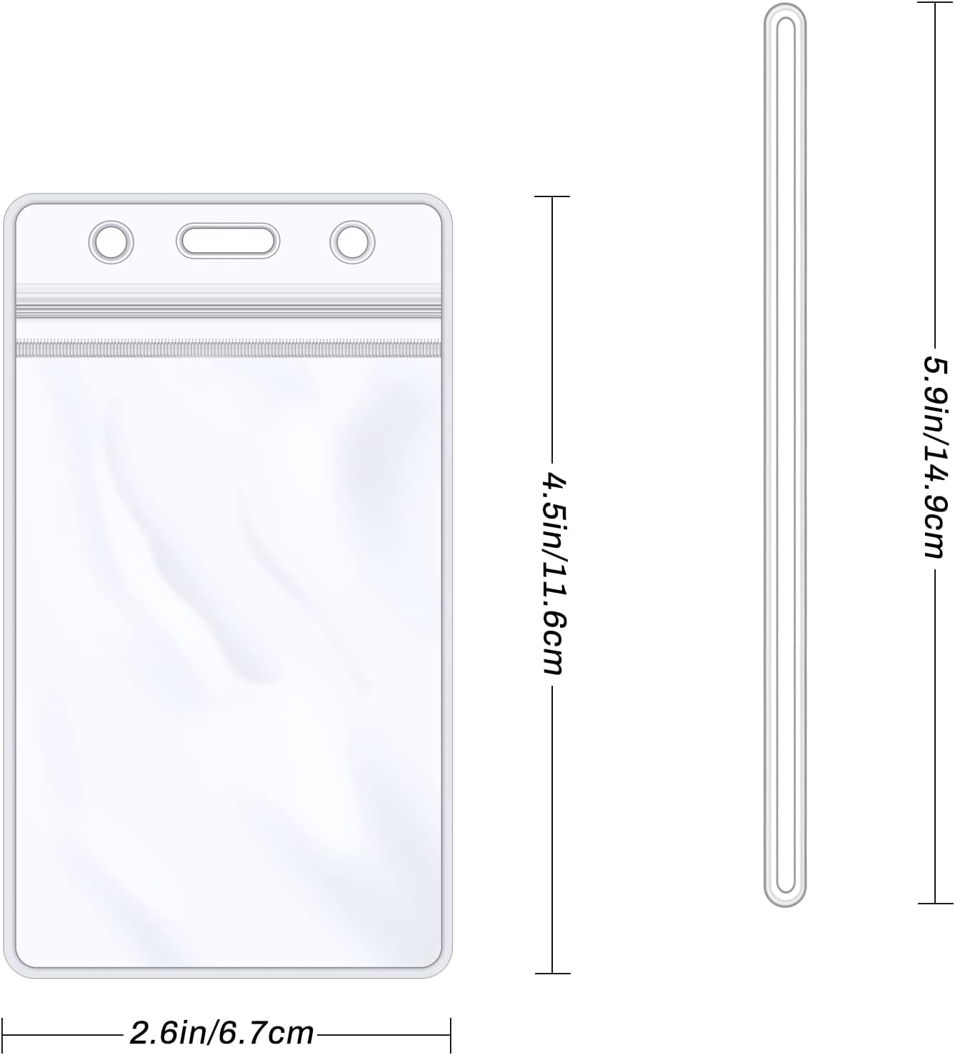 Clear Plastic Bag Tags 8