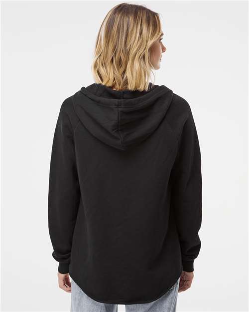 Women's Lightweight California Wave Wash Hooded Sweatshirt - PRM2500 36