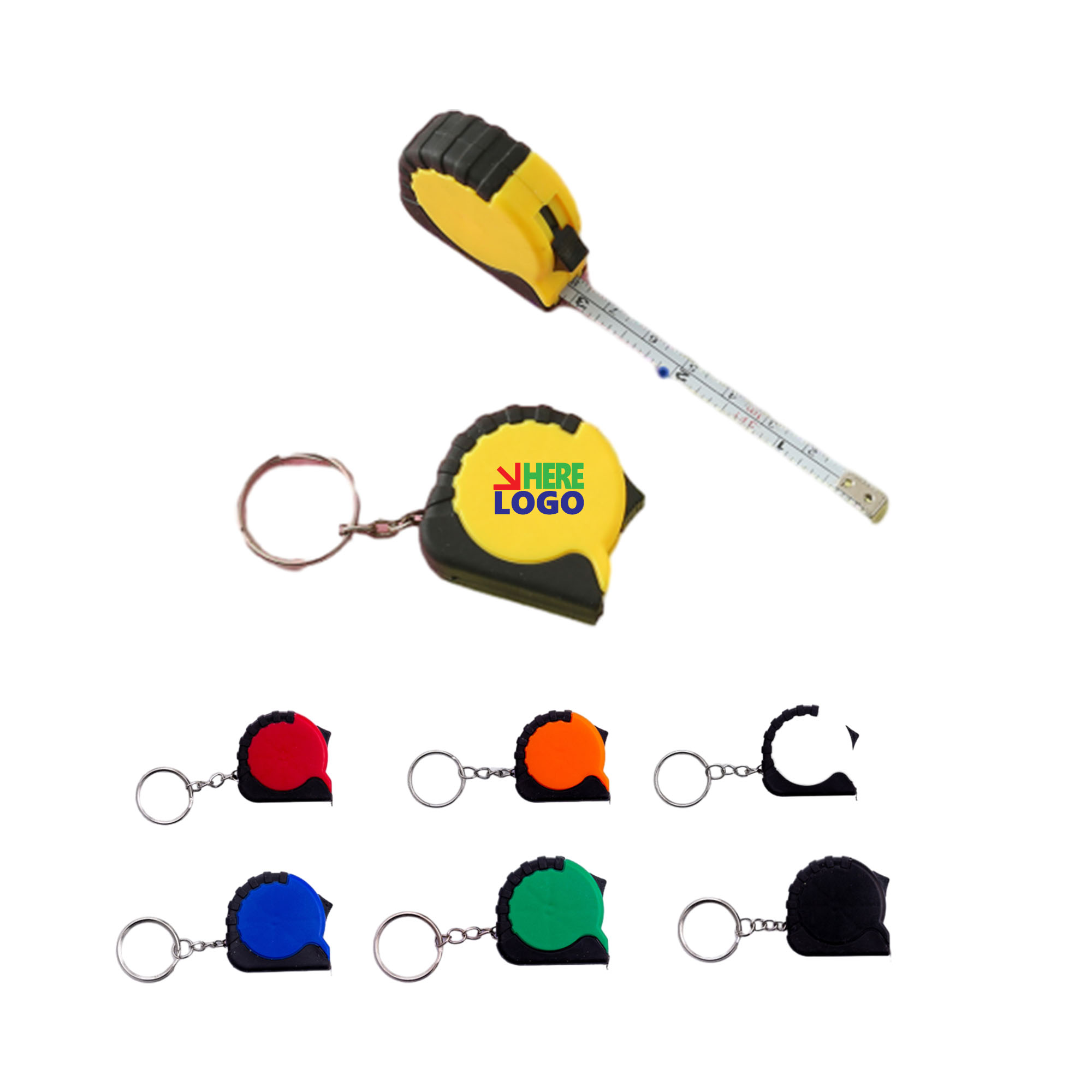 Scalable Mini Tape Measure Keychain 2