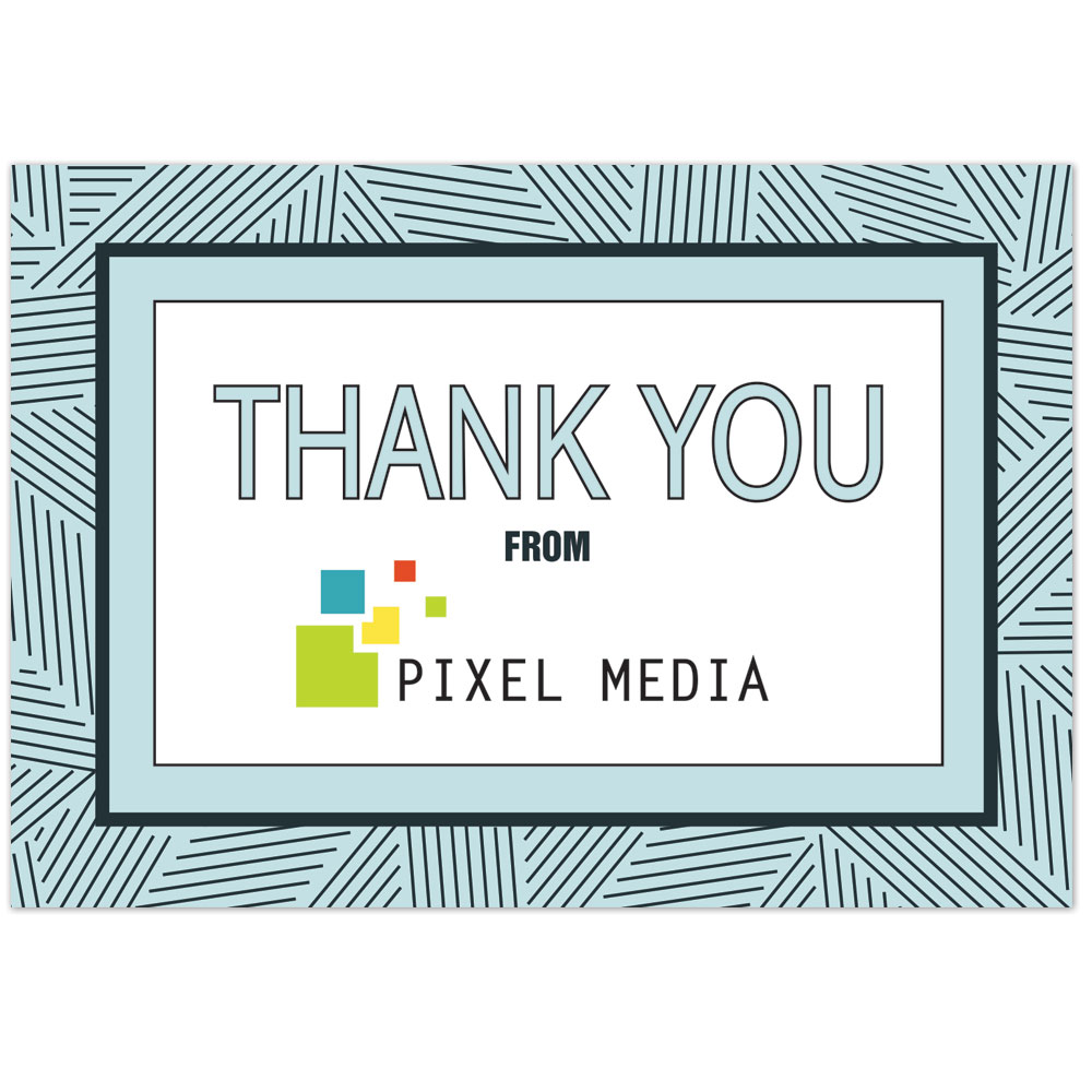 Geometric Thank You Card 1