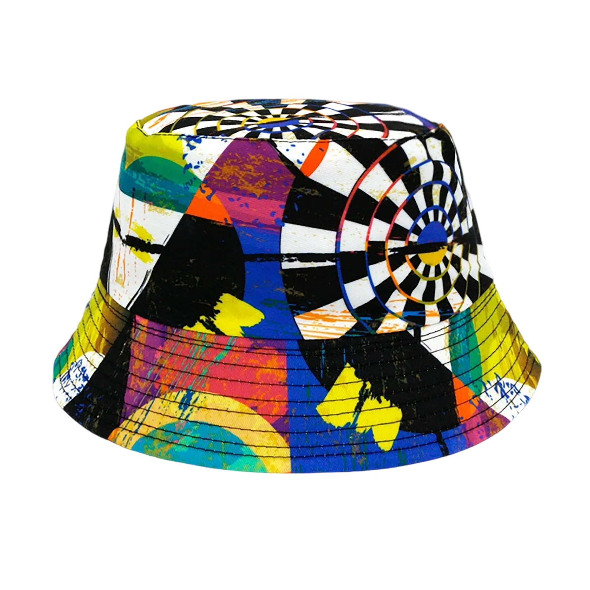 Plastic Tie Dye Hat 44