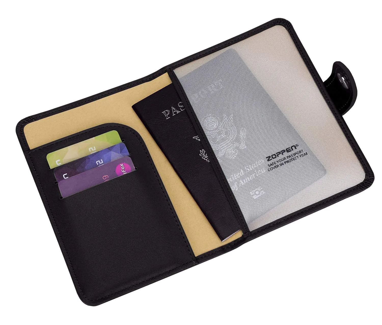 RFID Blocking Travel Passport Holder Cover Slim Id Card Case 4