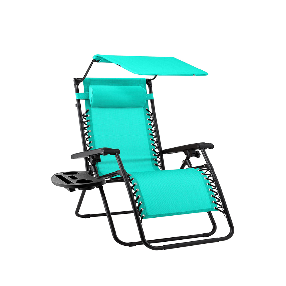 Zero Gravity Lounger with Canopy Shade 17
