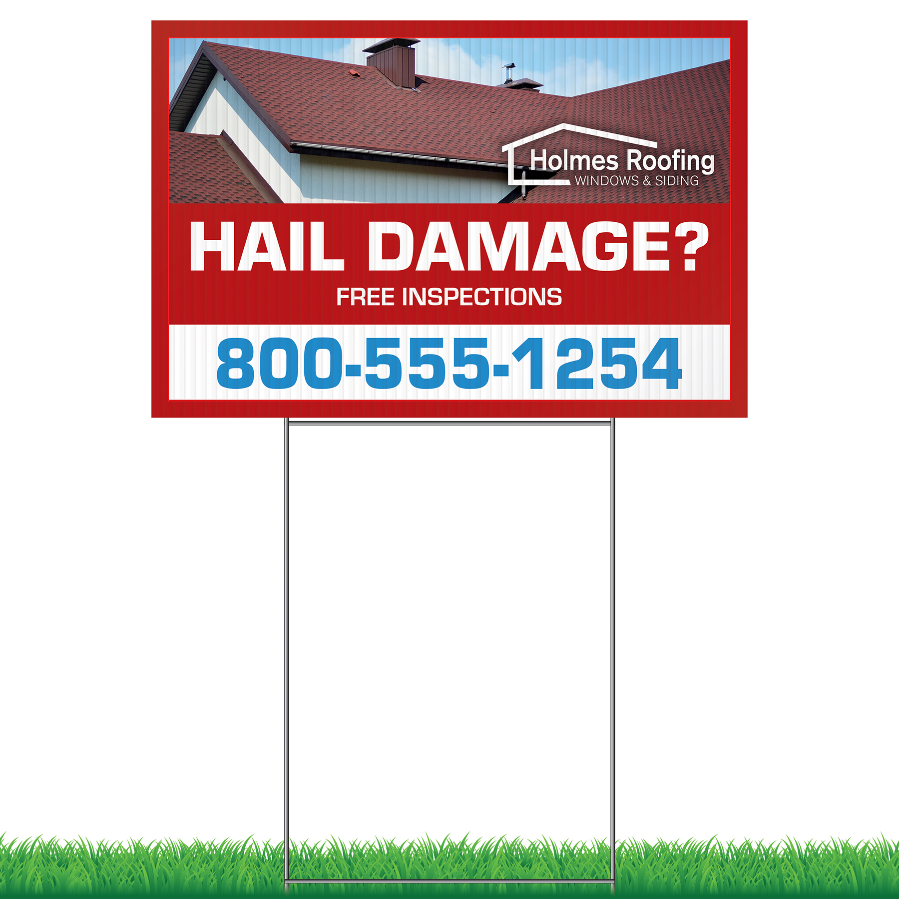 Small Corrugated Yard Sign - Full Color - 1 Side 10