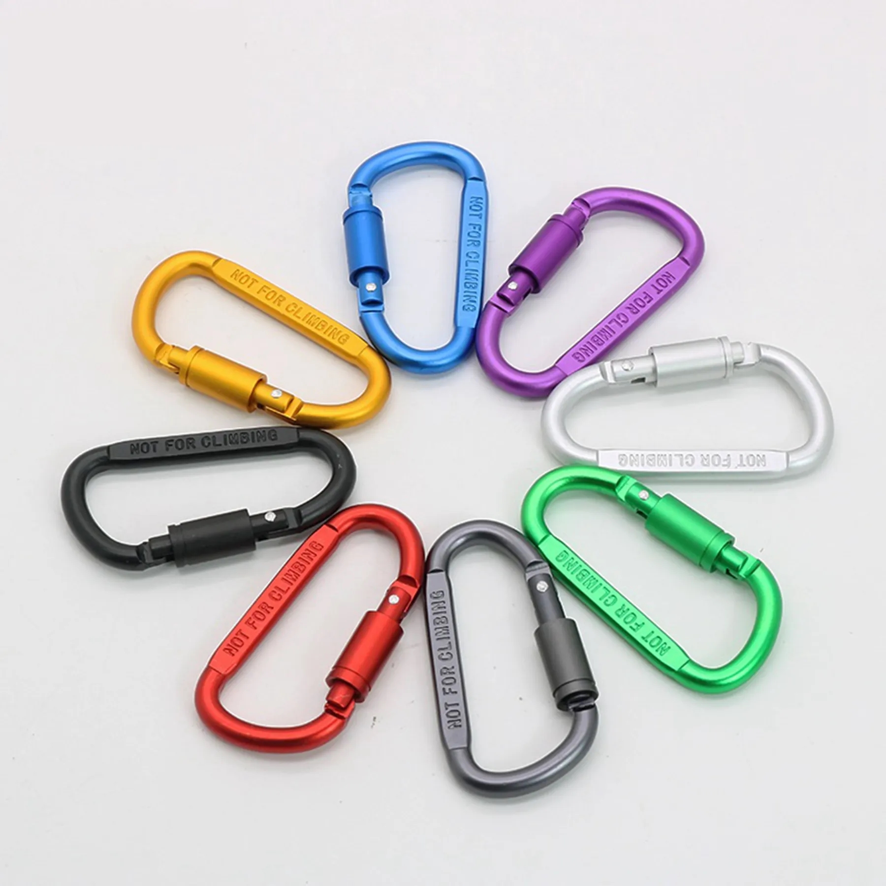 Aluminum D Shape Carabiner 7
