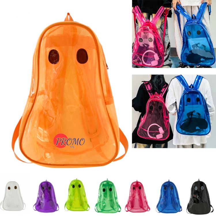 Clear PVC Backpack Ghostly 2