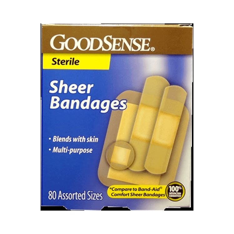 GoodSense Sterile Sheer Bandages - Assorted 1