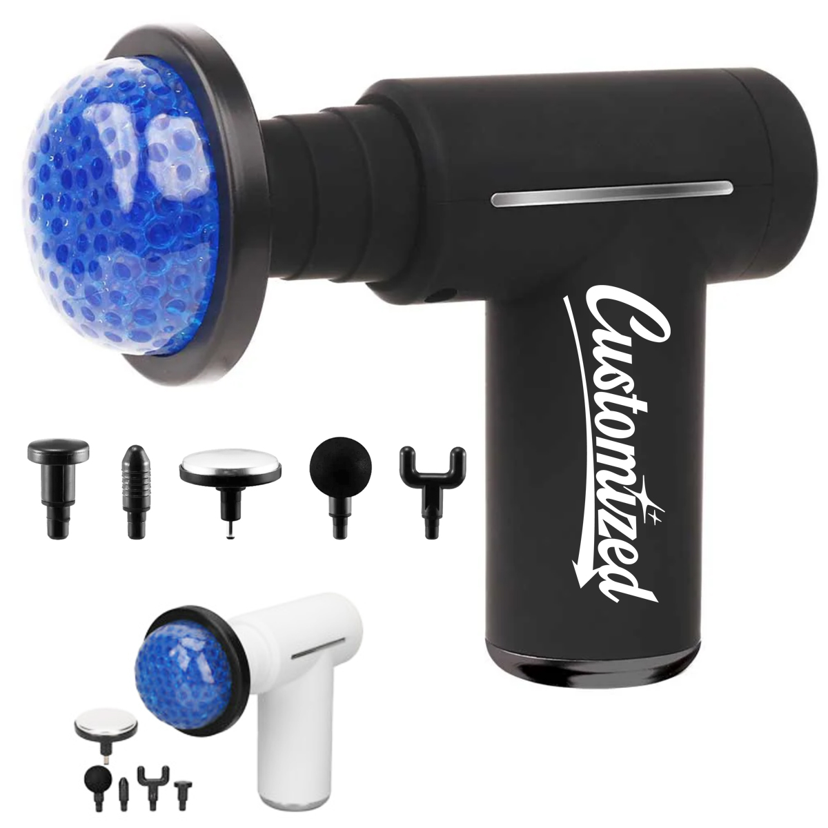 Rechargeable Massage Gun with 6 Interchangeable Heads 7