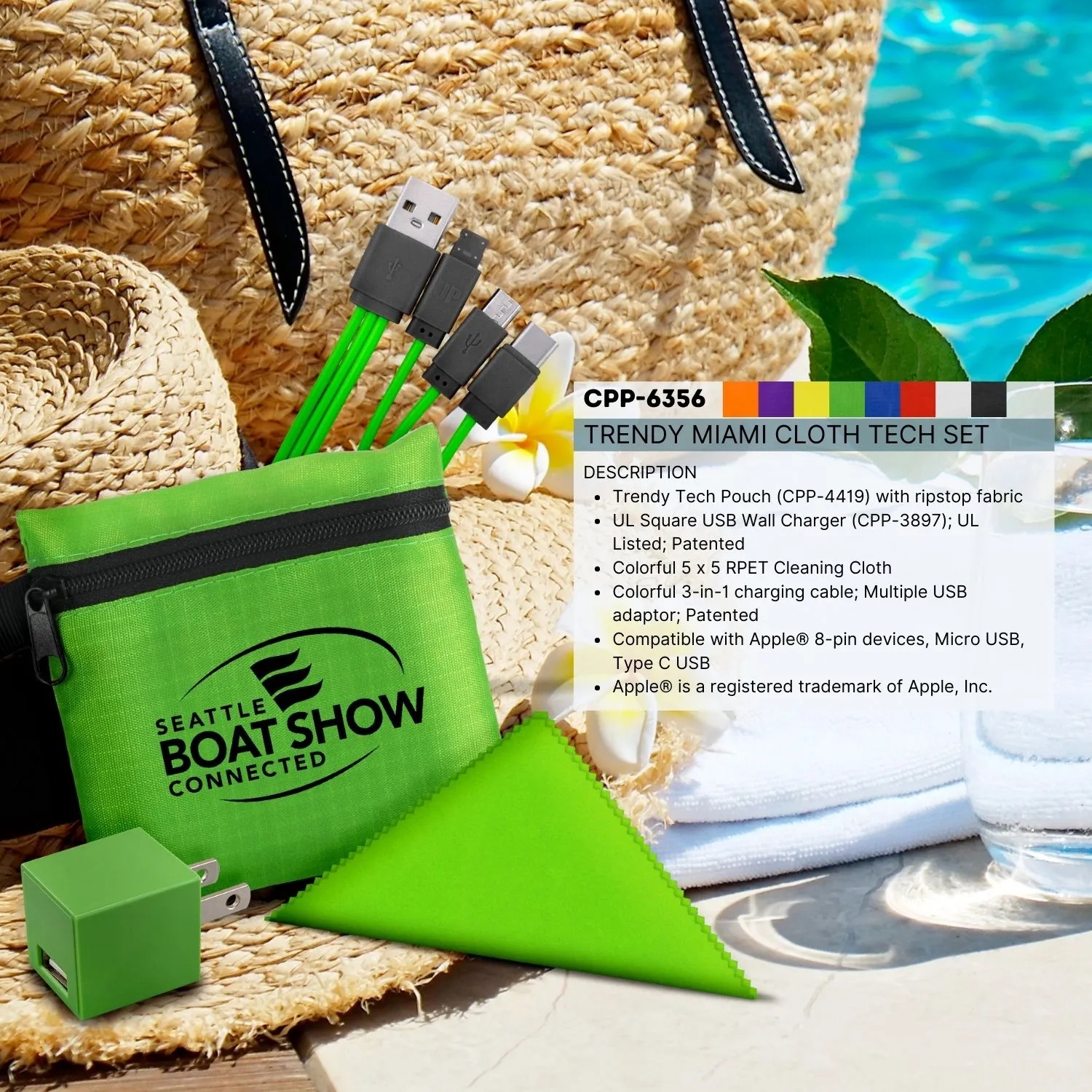 TRENDY MIAMI CLOTH TECH SET 6