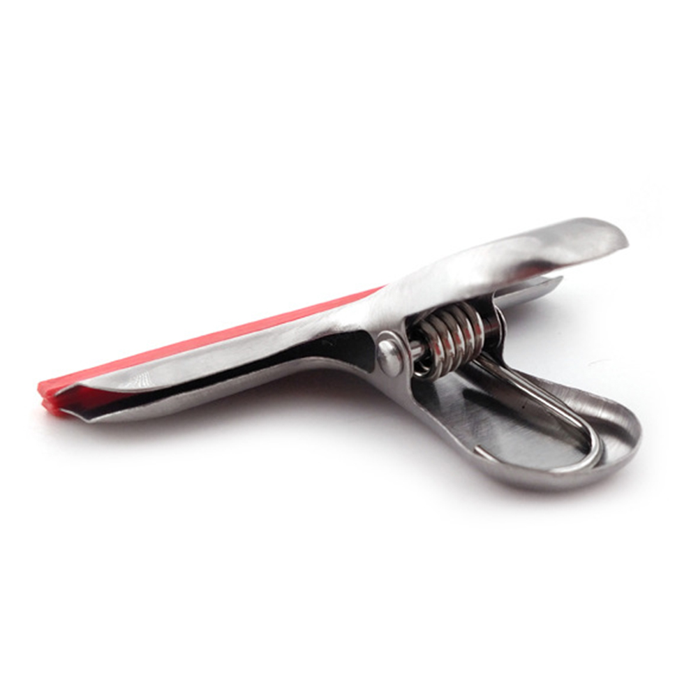 3 " Silicone and Stainless Steel Chip Bag Clips 3