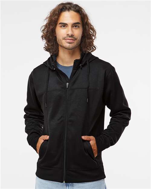 Unisex Poly-Tech Full-Zip Hooded Sweatshirt - EXP80PTZ 4