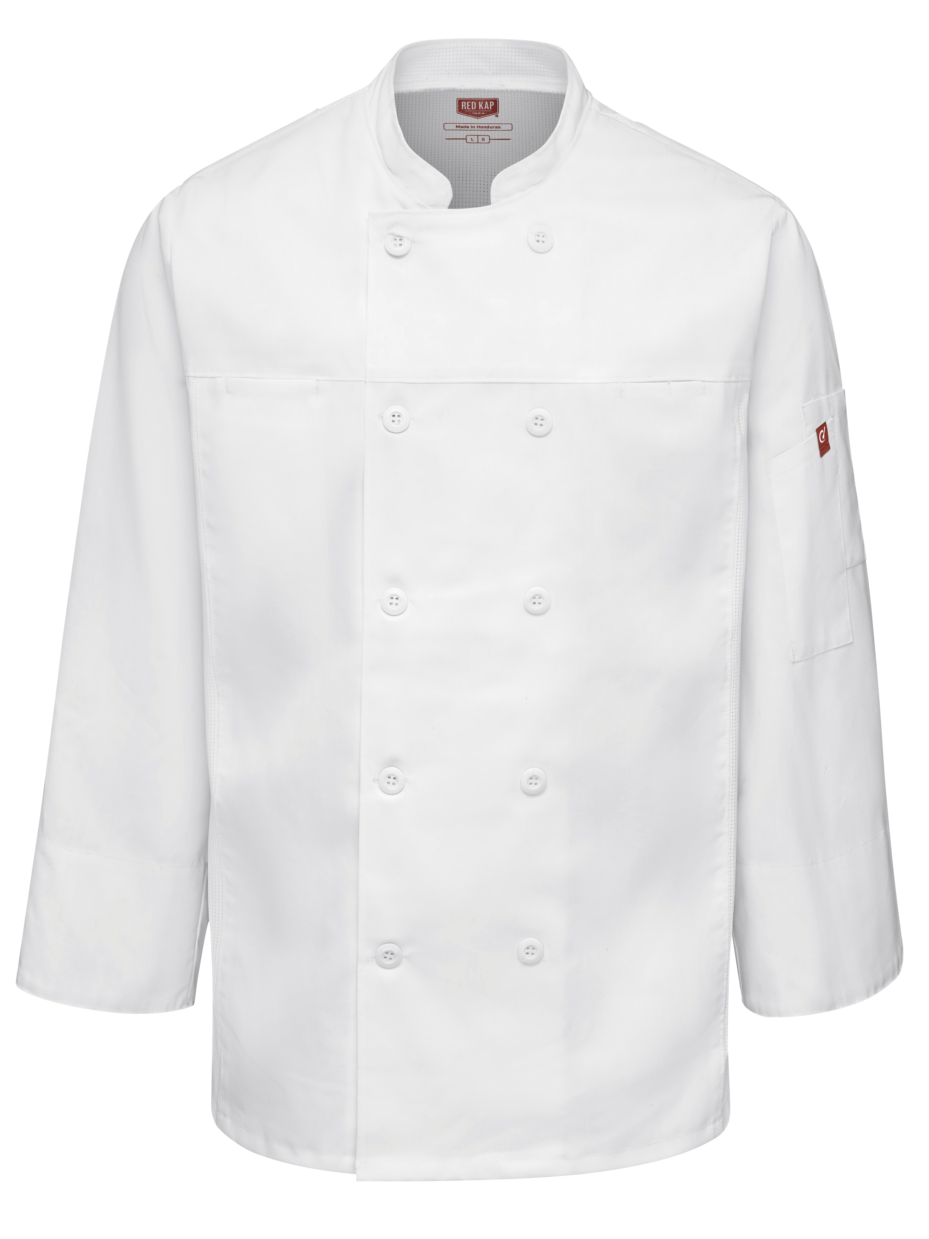 Red Kap® Men's Deluxe Airflow Chef Coat 4