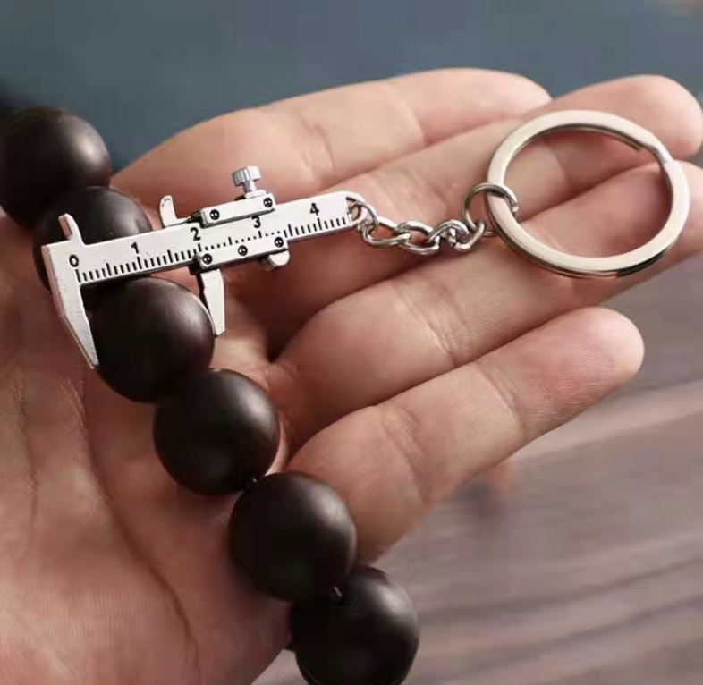 Mini Vernier Caliper Keychain 9