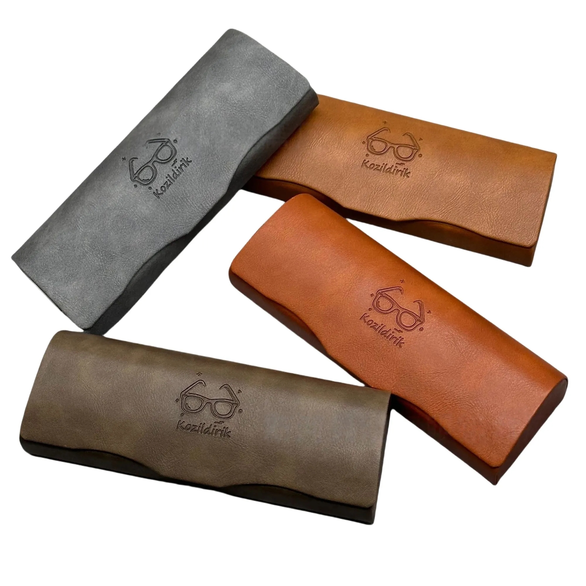 Travel Vintage Leather Sunglass Case 3