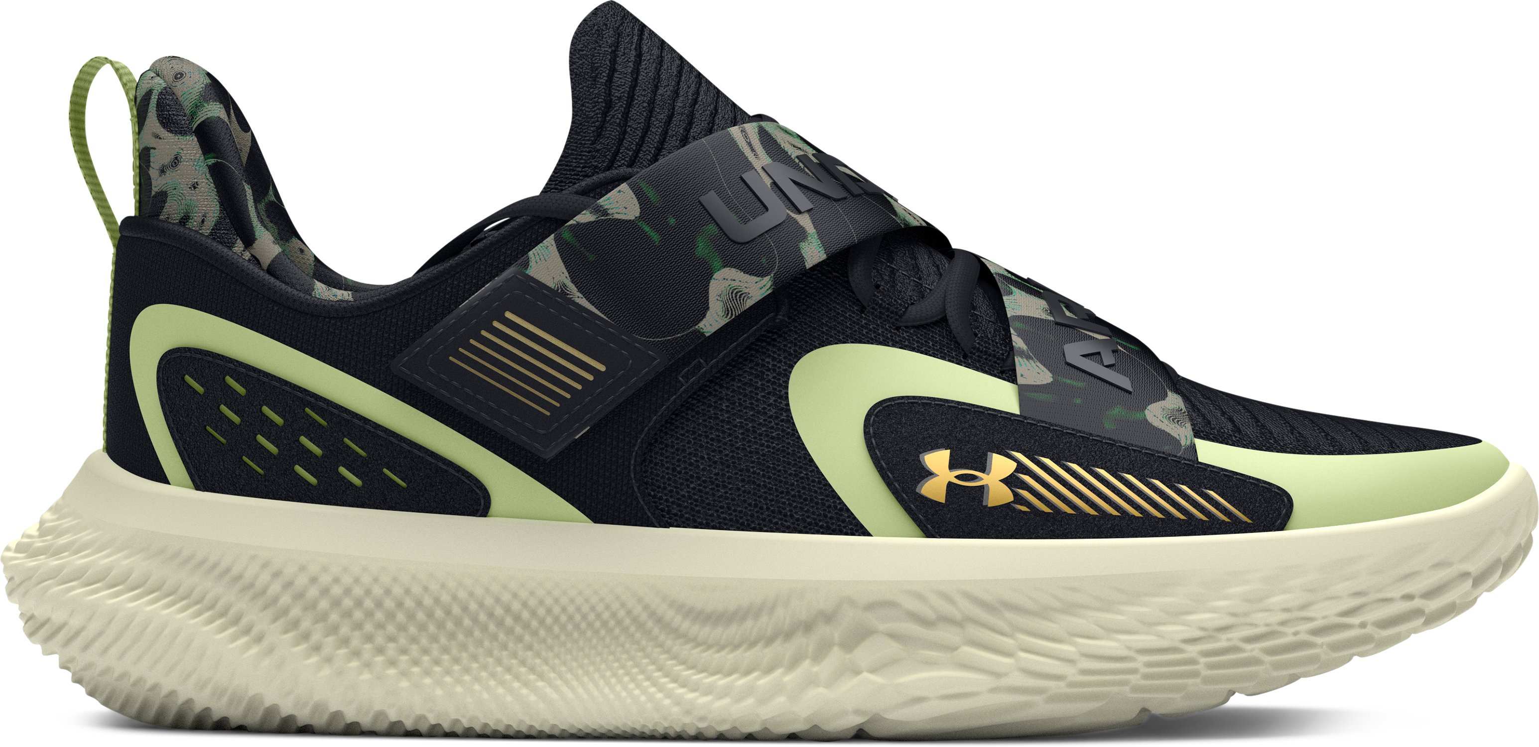 UA FUTR X 4 Camo Unisex Basketball Shoes 2