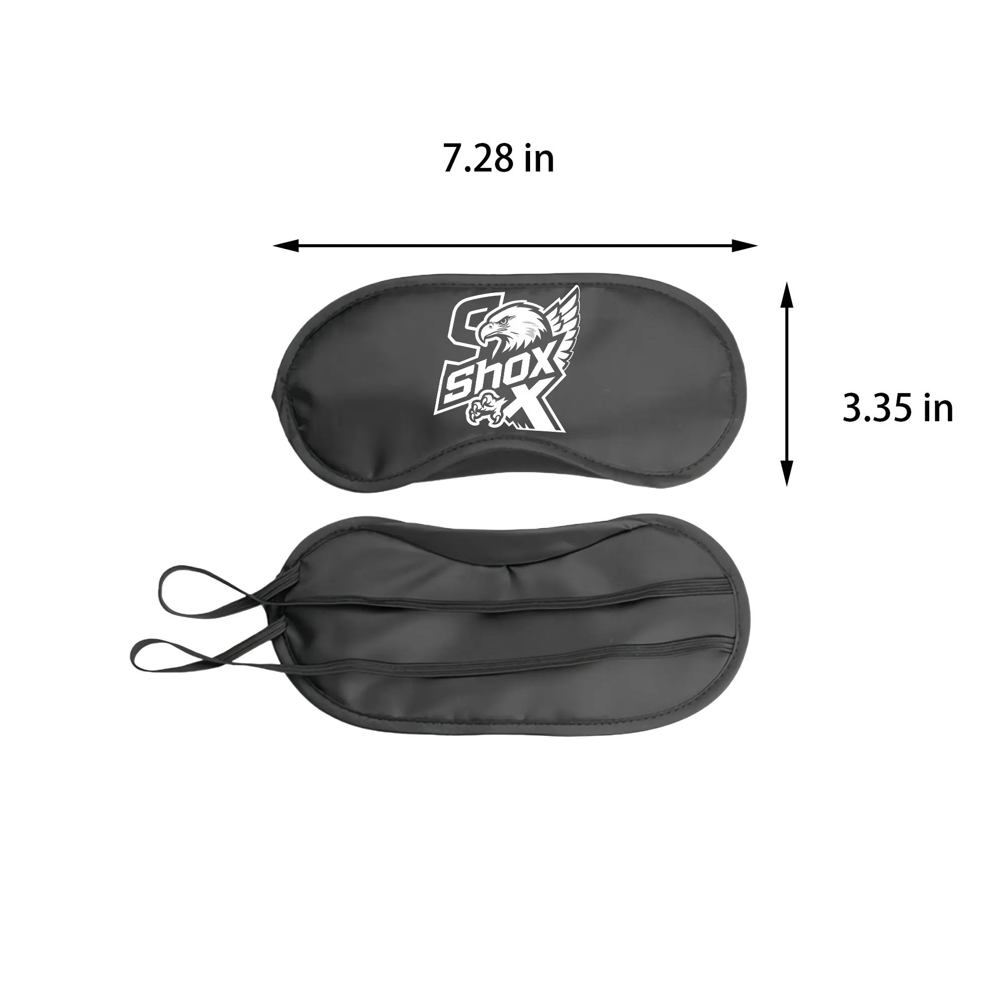 MOQ 20 Full Color Polyester Shade Sleep Eye Mask 9
