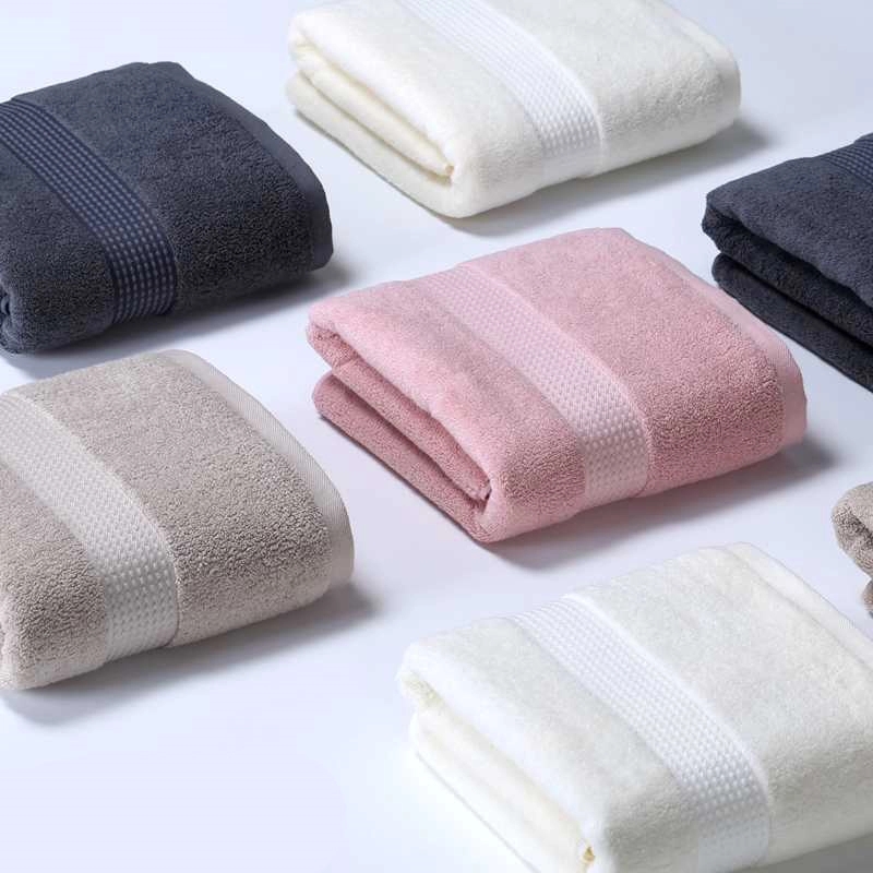 Custom Gift Soft 100% Cotton Long Bath & Beach Towel 12