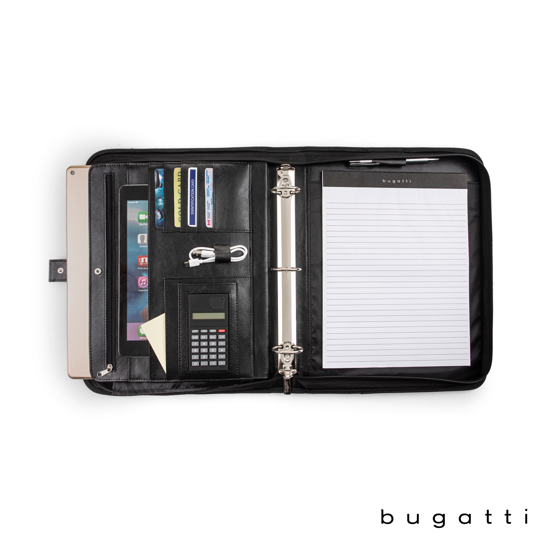 Bugatti 3-Ring Binder Padfolio 3